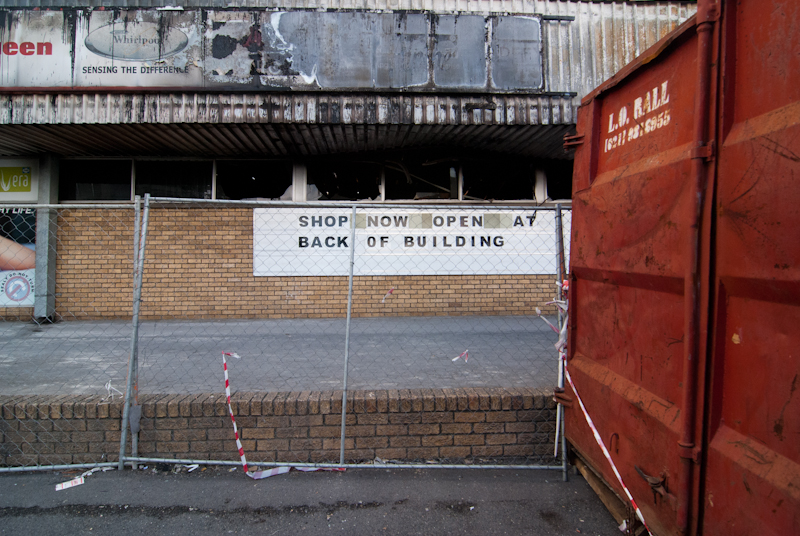 shop now open at back of building